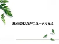 华师大版七年级下册7.2 二元一次方程组的解法教案配套课件ppt