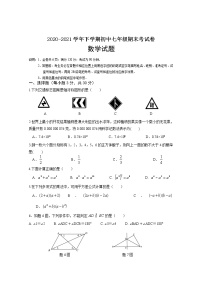 广东省清远市清新区2020-2021学年七年级下学期期末考试数学试题（word版无答案）