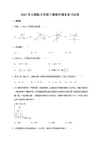 2020-2021学年人教版七年级下册数学期末复习试卷（Word版 无答案）