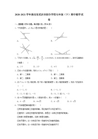 湖北省武汉市部分学校2020-2021学年七年级下学期期中数学试卷（word版无答案）