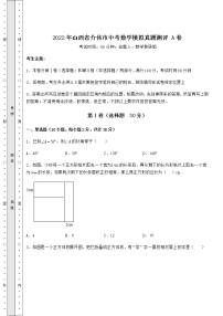 【高频真题解析】2022年山西省介休市中考数学模拟真题测评 A卷（含答案详解）