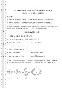 真题汇总：2022年湖南省武冈市中考数学三年真题模拟 卷（Ⅱ）（精选）