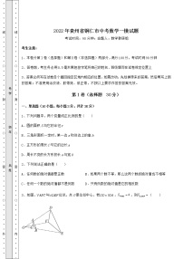 【真题汇编】2022年贵州省铜仁市中考数学一模试题（精选）