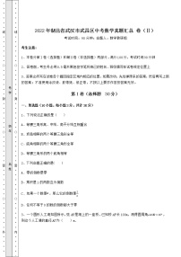 【历年真题】2022年湖北省武汉市武昌区中考数学真题汇总 卷（Ⅱ）（含答案及解析）