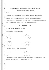 【历年真题】2022年山西省介休市中考数学历年真题汇总 卷（Ⅲ）（精选）