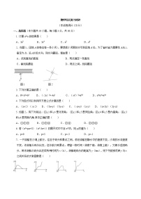 北师大版数学七年级下册期中综合复习测试卷（含答案）