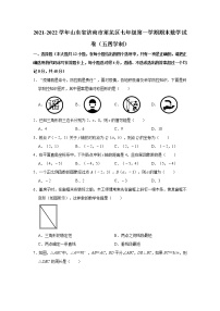 山东省济南市莱芜区2021-2022学年七年级上学期期末考试数学试卷（word版 含答案）