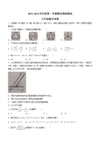 广东省湛江市廉江市2021-2022学年八年级上学期期末数学试题（word版 含答案）