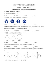 精品解析：广东省梅州市兴宁市2021-2022学年九年级上学期期末数学试题(解析版+原卷版)