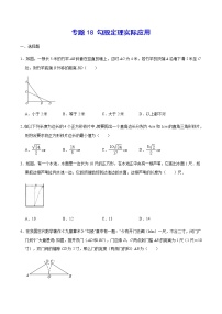 专题18 勾股定理实际应用