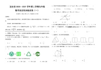 2021年湖北省远安县中考适应性训练（一模）数学试题及答案