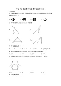 专题7.1+期末复习与测试专项练习（1）【挑战满分】2021-2022学年八年级数学上册阶段性复习精选精练（人教版）