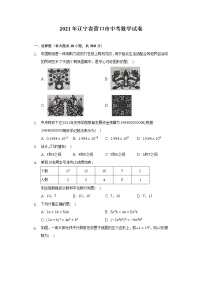 2021年辽宁省营口市中考数学试卷（含答案解析）