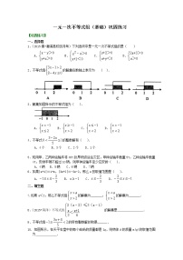 43一元一次不等式组(基础) 巩固练习