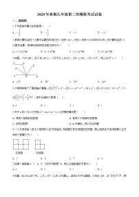 精品解析：2020年河南省南阳市九年级二模数学试题(解析版+原卷版)