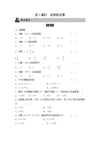 中考数学一轮全程复习课时练第2课时《实数的运算》(学生版)