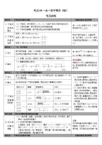 考点08一元一次不等式（组）（解析版）-2022年数学中考一轮复习考点透析（华师大版）