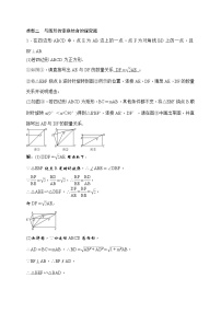 中考数学二轮总复习（解答题）突破训练：专题五《与图形的变换结合的探究题》(教师版)