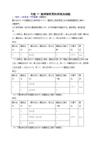 专题17 规律探究类的常见压轴题-【聚焦压轴】2022届中考数学压轴大题专项训练1