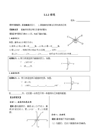 人教版5.1.2 垂线学案及答案