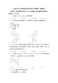 2020年辽宁省沈阳市苏家屯区中考数学一模试卷