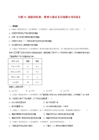 专题06 数据的收集、整理与描述【压轴题专项训练】-2021-2022学年七年级数学下学期期末专项复习（人教版）