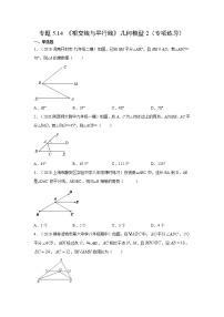 专题5.14 《相交线与平行线》几何模型2（专项练习）-2021-2022学年七年级数学下册基础知识专项讲练（人教版）