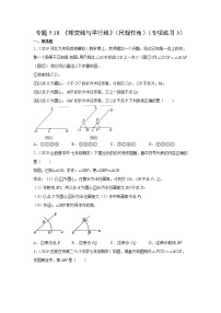 专题5.18 《相交线与平行线》（尺规作角）（专项练习3）-2021-2022学年七年级数学下册基础知识专项讲练（人教版）