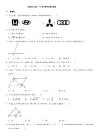 人教版七年级(下)期中数学试卷及答案二