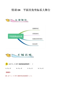 特训04  平面直角坐标系大舞台-2021-2022学年七年级数学下册“各章步步为赢”特训方案（人教版）练习题