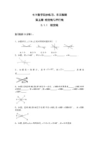【人教版】七年级下册数学同步练习及单元测验（Word版，71页，含答案）