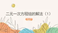 初中数学6.2 二元一次方程组的解法示范课课件ppt