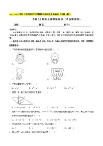 专题3.8期末全真模拟卷08（考场实战卷）-2021-2022学年七年级数学下学期期末考试高分直通车【北师大版】