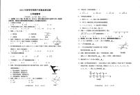 广西省钦州市灵山县那隆第一中学2020-2021学年下学期七年级期中数学试题（扫描版，无答案）