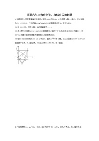 （全国通用）2022年中考数学命题点及重难题型分类突破练 类型六 与三角形全等、相似有关的问题（原卷版+解析版）