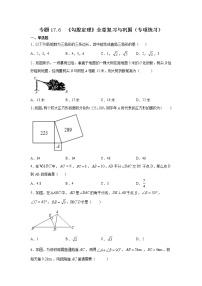 专题17.6 《勾股定理》全章复习与巩固（专项练习）-2021-2022学年八年级数学下册基础知识专项讲练（人教版）