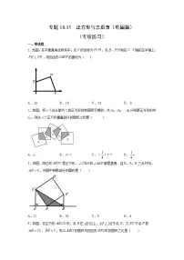 专题18.35 正方形与三垂直(巩固篇)(专项练习)-2021-2022学年八年级数学下册基础知识专项讲练(人教版)