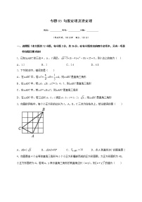 专题03 勾股定理及逆定理-2021-2022学年八年级数学下学期期中专项复习（人教版）