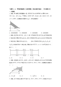 专题3.11 平移和旋转-几何变换(综合提升篇)(专项练习)-2021-2022学年八年级数学下册基础知识专项讲练(北师大版)
