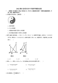 2022年浙江省绍兴市中考数学模拟试卷（word版含答案）