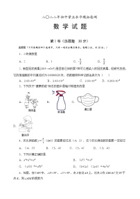 2022年山东省济宁市中考数学模拟试题(word版含答案)