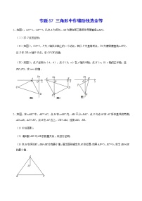 专题57 三角形中作辅助线造全等-2022年中考数学重难点专项突破（全国通用）