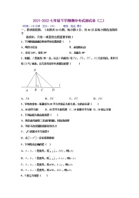 期中测试卷（二）2021-2022学年七年级数学下学期期中考试全真模拟卷（人教版）