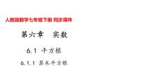 初中数学人教版七年级下册第六章 实数6.1 平方根课文内容ppt课件