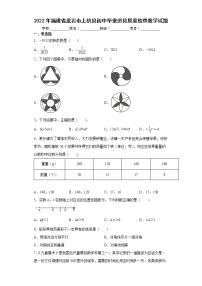 2022年福建省龙岩市上杭县初中毕业班县质量检查数学试题(word版含答案)