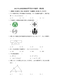 2022年云南省曲靖市罗平县中考数学一模试卷（含答案）