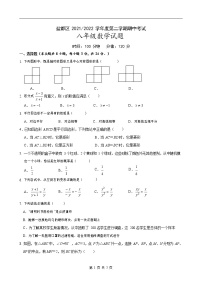 江苏省盐城市盐都区2021-2022学年八年级下学期期中数学试卷