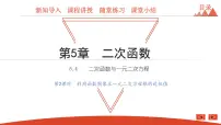 苏科版九年级下册5.4 二次函数与一元二次方程授课ppt课件