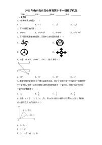 2022年山东省东营市垦利区中考一模数学试题(word版含答案)