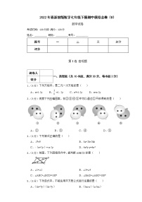 2022年春浙教版数学七年级下册期中模拟金卷（B）(有答案，带解析)